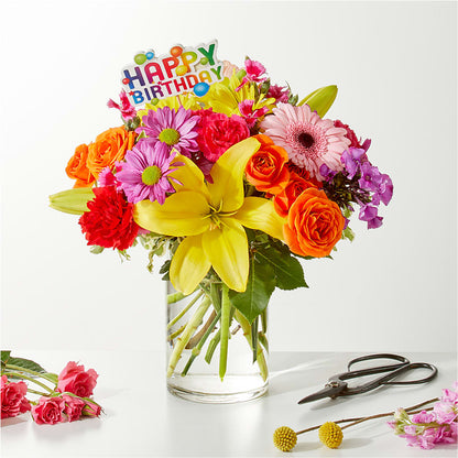 Cue the Confetti - A Florist Original – BUZ N' BEE FLORIST GIFT & NURSERY, Clinton LA