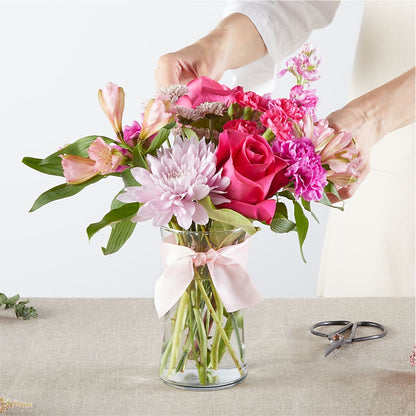 Pink Ribbon - A Florist Original – BUZ N' BEE FLORIST GIFT & NURSERY, Clinton LA