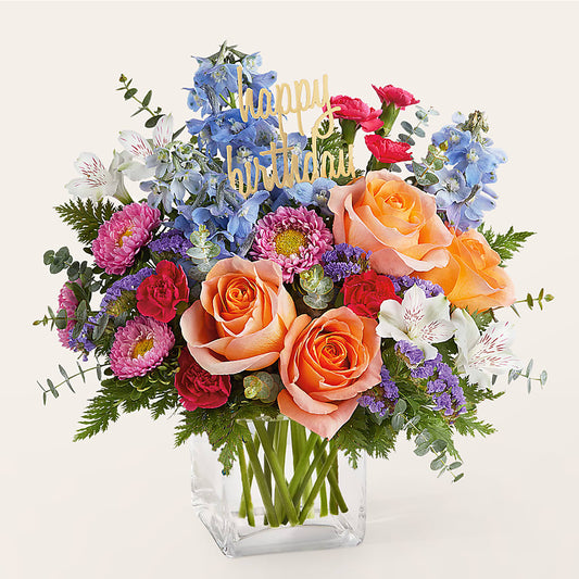 Birthday Bash Bouquet – BUZ N' BEE FLORIST GIFT & NURSERY, Clinton LA