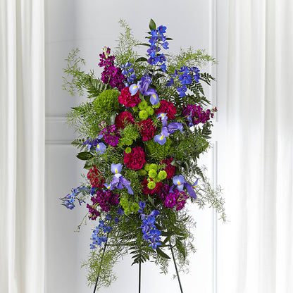 Heavenly Skies Standing Spray – BUZ N' BEE FLORIST GIFT & NURSERY, Clinton LA