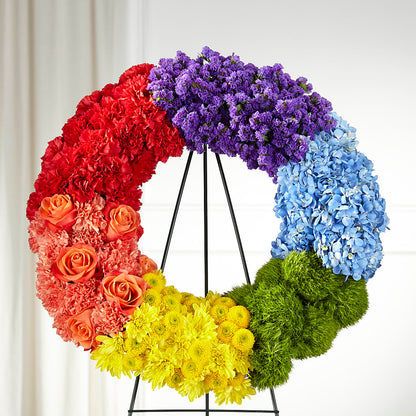 Circle of Love Wreath – BUZ N' BEE FLORIST GIFT & NURSERY, Clinton LA