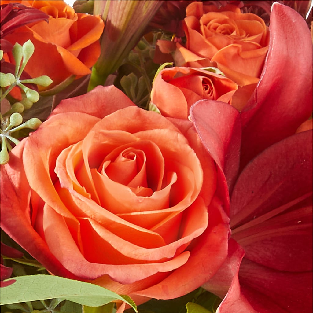 Crimson Leaves Bouquet – BUZ N' BEE FLORIST GIFT & NURSERY, Clinton LA
