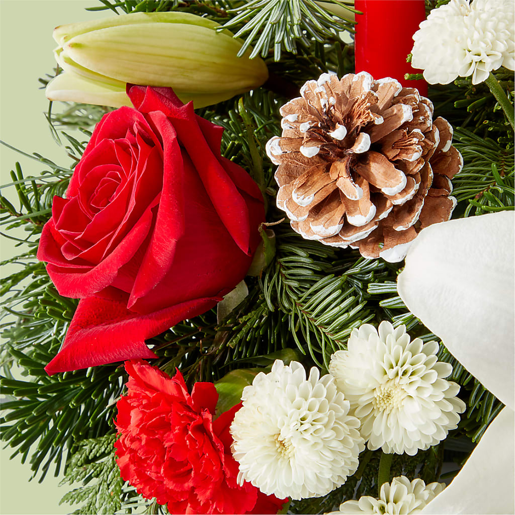Seasonal Festivities Centerpiece – BUZ N' BEE FLORIST GIFT & NURSERY, Clinton LA