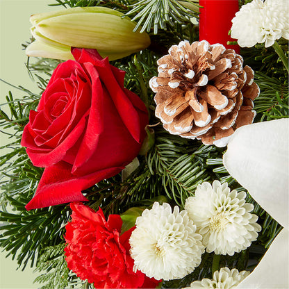Seasonal Festivities Centerpiece – BUZ N' BEE FLORIST GIFT & NURSERY, Clinton LA