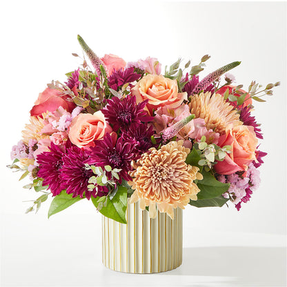 Berry Cobbler Bouquet with Ivory Vase – BUZ N' BEE FLORIST GIFT & NURSERY, Clinton LA