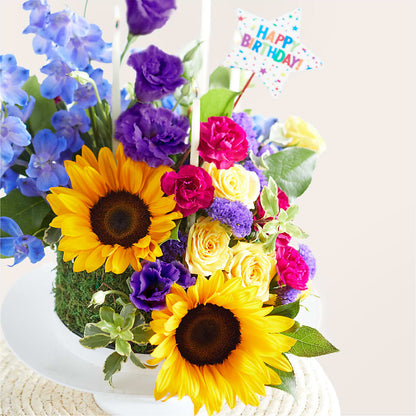 Star of the Day Floral Cake – BUZ N' BEE FLORIST GIFT & NURSERY, Clinton LA