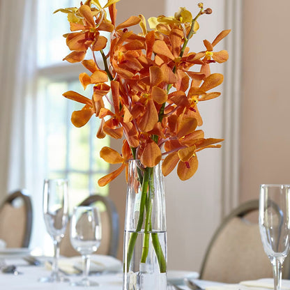 Orange Mokara Bud Vase – BUZ N' BEE FLORIST GIFT & NURSERY, Clinton LA