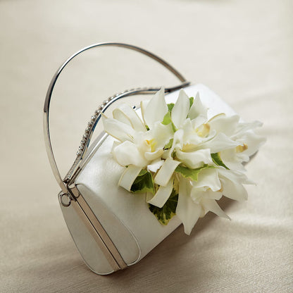 White Purse Decor – BUZ N' BEE FLORIST GIFT & NURSERY, Clinton LA